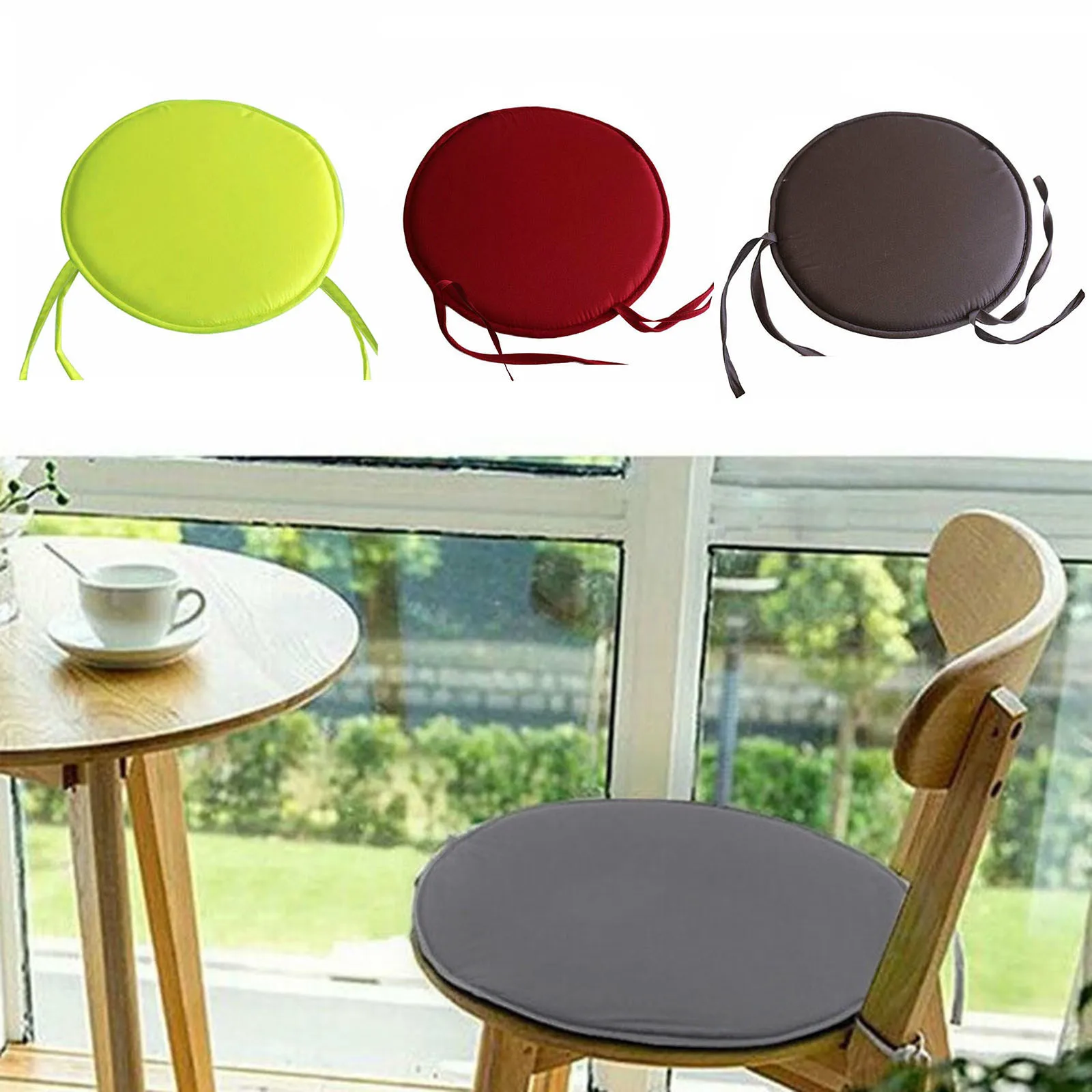 Creative Round Garden Chair Pads Seat Cushion For Outdoor Fast Shipping Bistros Stool Patio Dining Room Thermal Seat Cushion