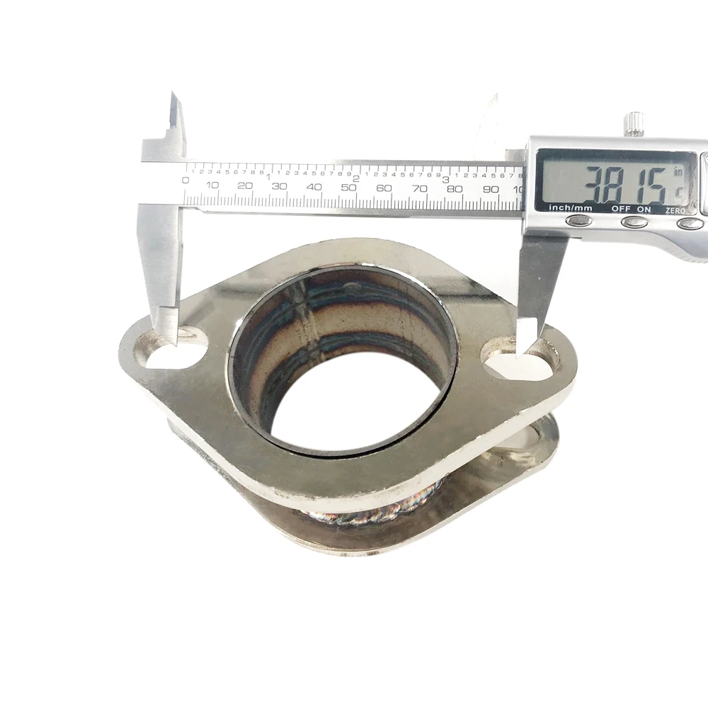 2.5" 2-Bolt Flange Steel Adapter Metal Connecter for Automotive System Connections