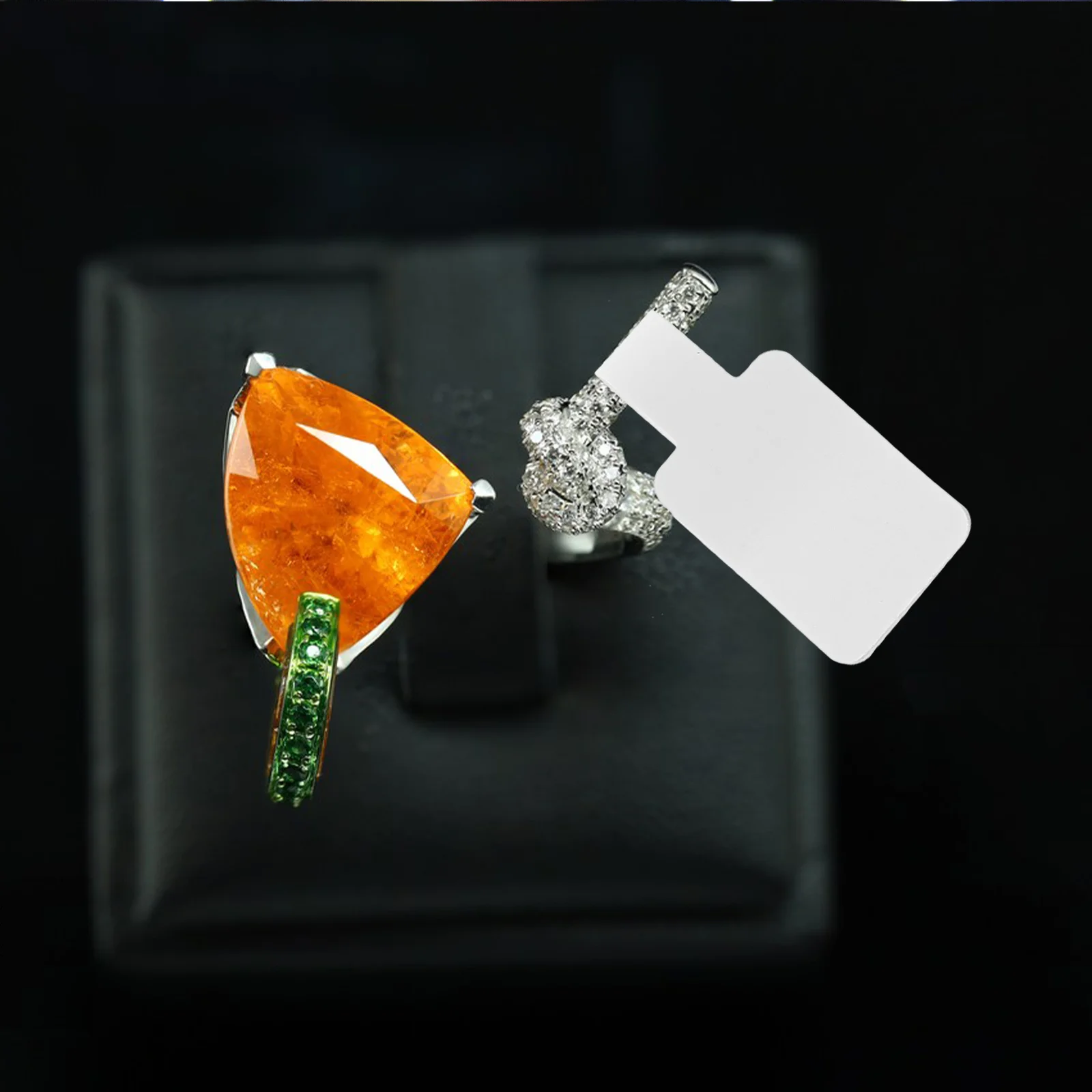 100 قطعة ملصقات أسعار المجوهرات فارغة ورق لاصق ذاتي العلامات لخاتم قلادة سوار عرض سعر الكتابة اليدوية مريحة