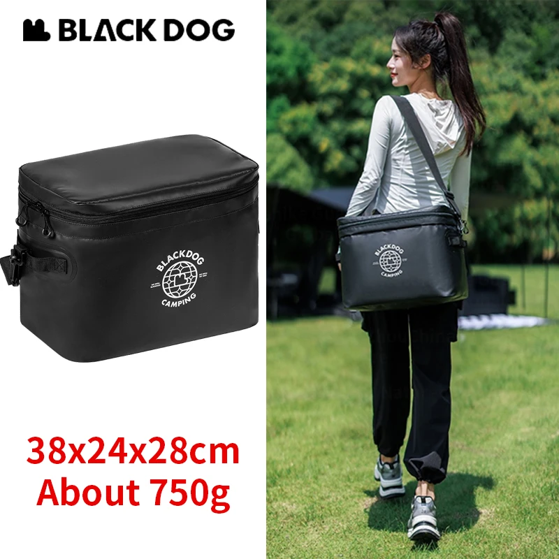 

Naturehike Blackdog 20L Ice Bag Outdoor Camping Picnic Portable Leakproof Insulated Thermal Lunch Cooler Box with Shoulder Strap