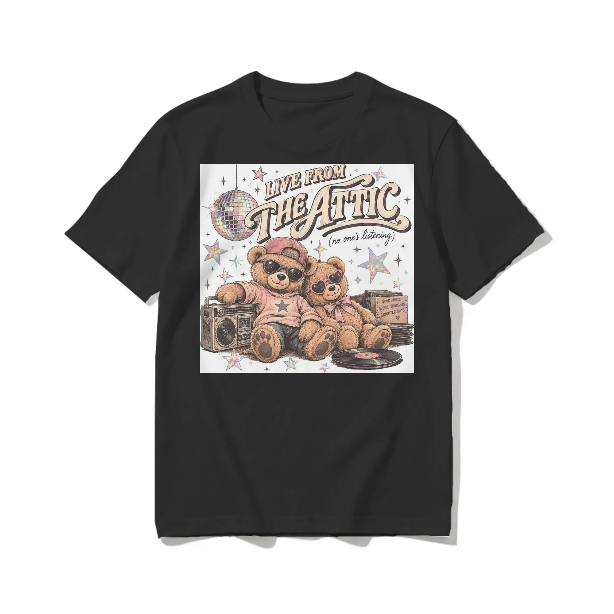 Men T-Shirt Bncmap Bear Brooke & Connor make a podcast Novelty 100% Cotton Tees Short Sleeve  T Shirt Round Neck Tops Plus Size