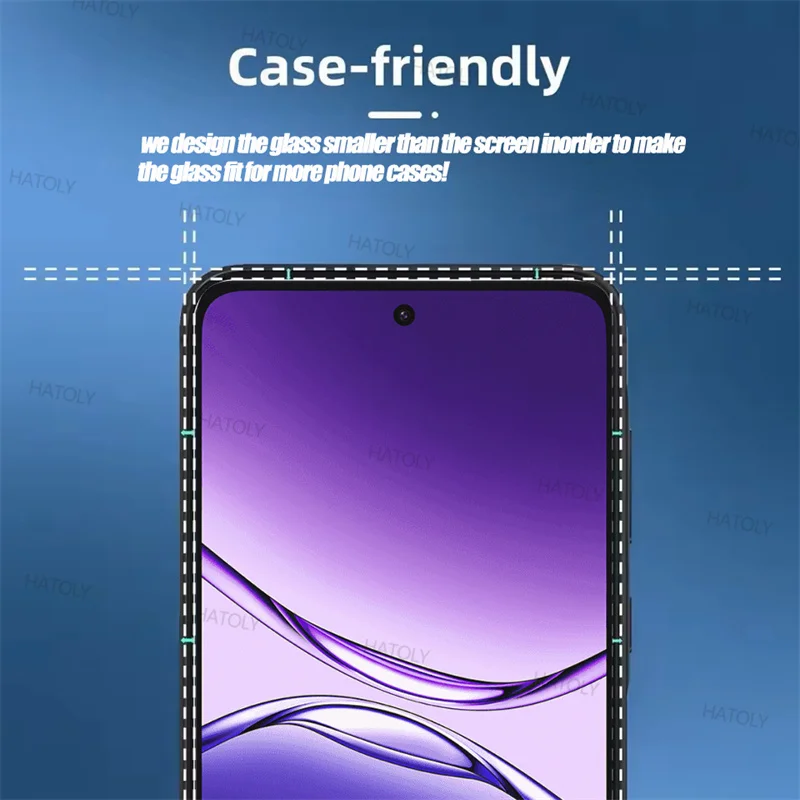 2/4PCS Tempered Glass For oppo K13x Global Screen Protector oppo K13x Global Anti-Scratch Full Glue Protective Film oppo K13x