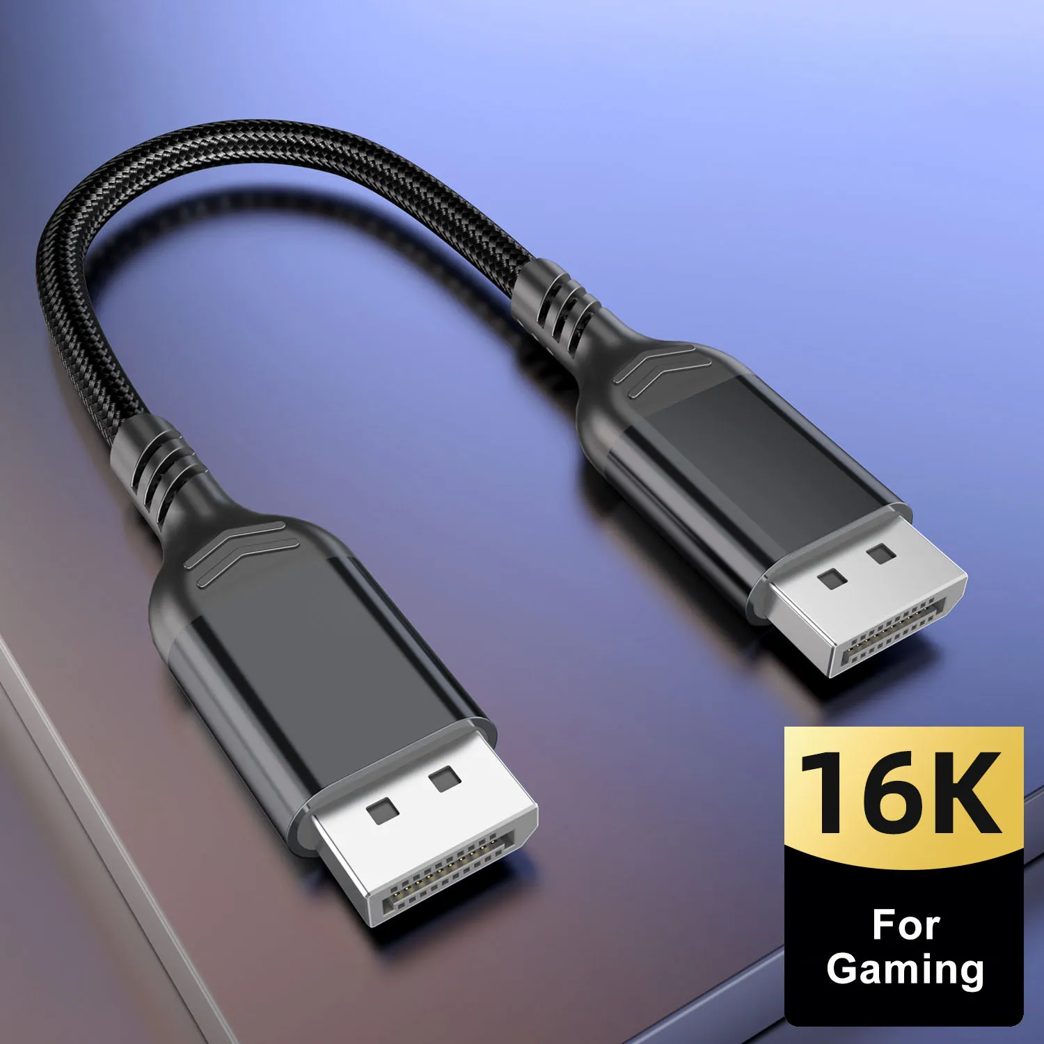 48Gbps DP2.1 DP Cable 16K 60Hz Displayport Cable 8K 240Hz 4K 144Hz 3m 2m 1.5m Display Port Cord for Gaming Laptop TV Projector