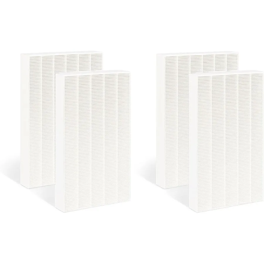 

HEPA Filter Replacement for Sharp Air Purifier KC-850U KC-850U H13 4 Packs White High Efficiency Long Lasting