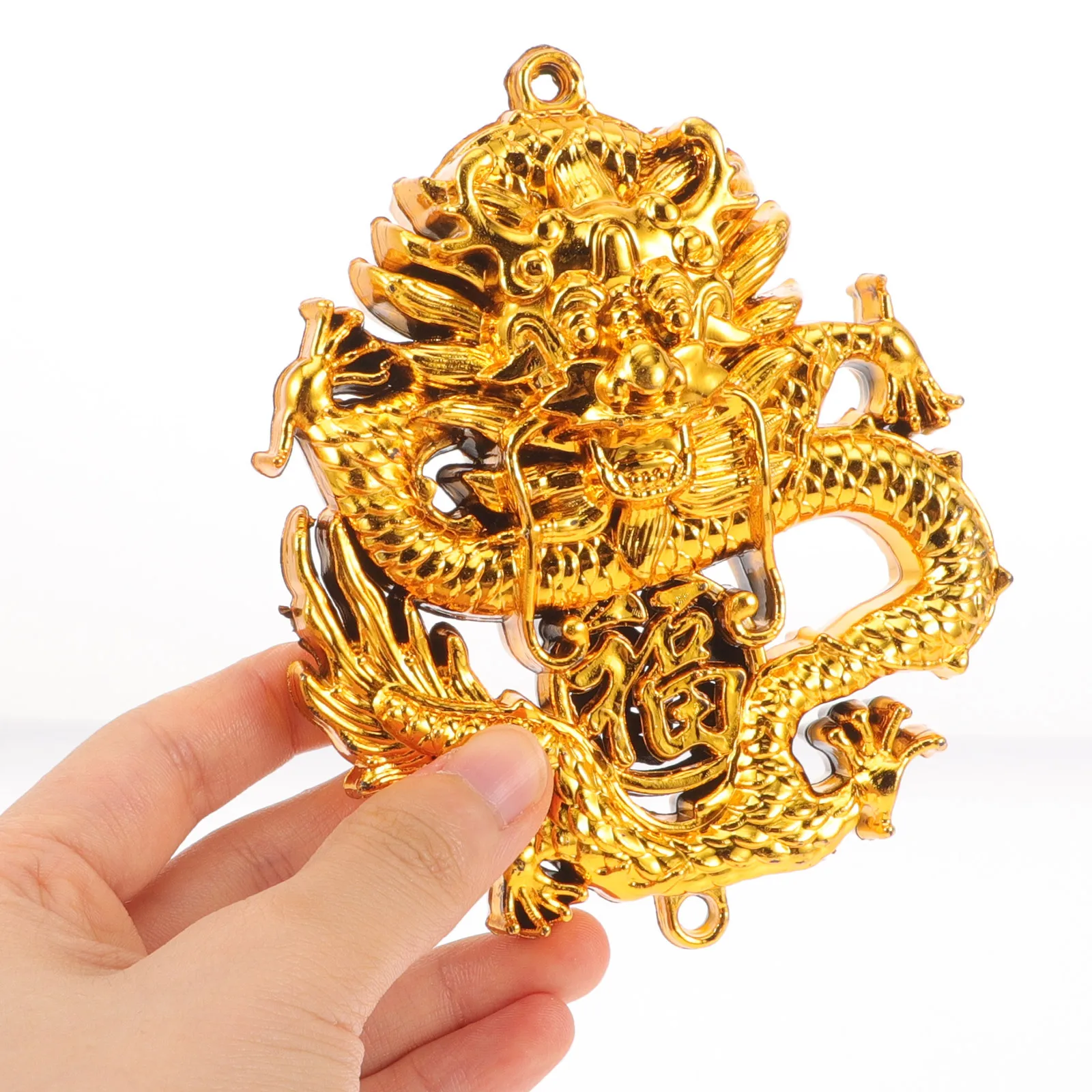 

10Pcs Zodiac Dragon Decoration Spring Festival Hanging Pendant Classic Chinese New Year Ornament Dragon Pendant Part