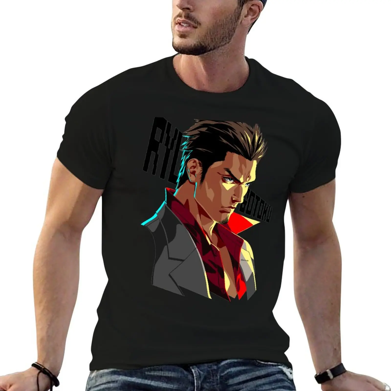 

Ryu Ga gotoku Yakuza kazuma kiryu T-Shirt graphic t shirts for man t shirts for man pack cotton T-Shirt