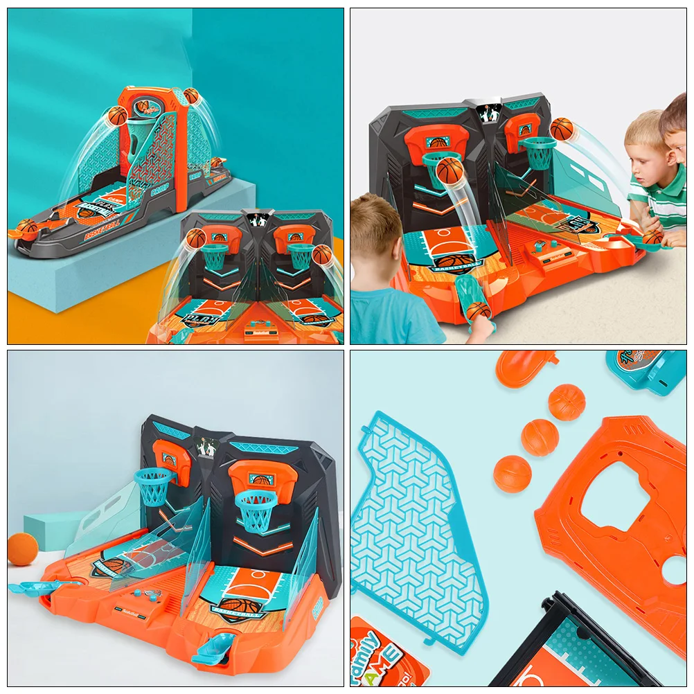 

Plastic Shooting Machine Basketball Scoring Kids Sports Plaything Games Creative Basketball Double Player Scoreboard