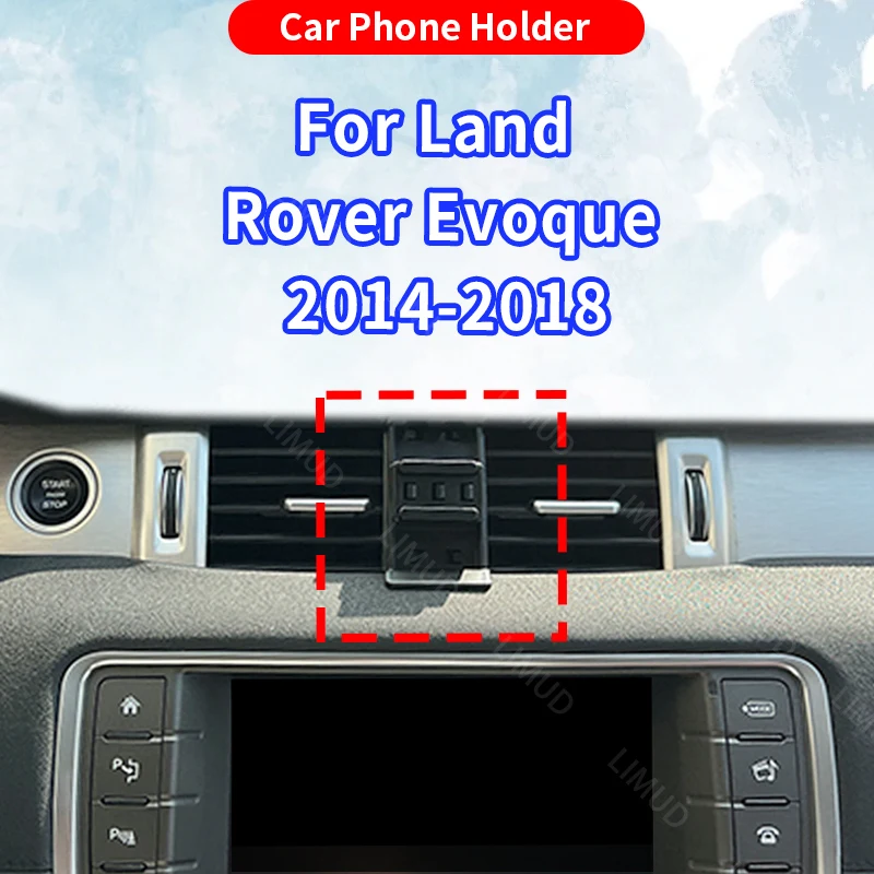

For Land Rover Range Rover Evoque 2014-2018 Car Phone Holder Wireless Charging Bracket Dedicated Fixed Base Auto Accessories