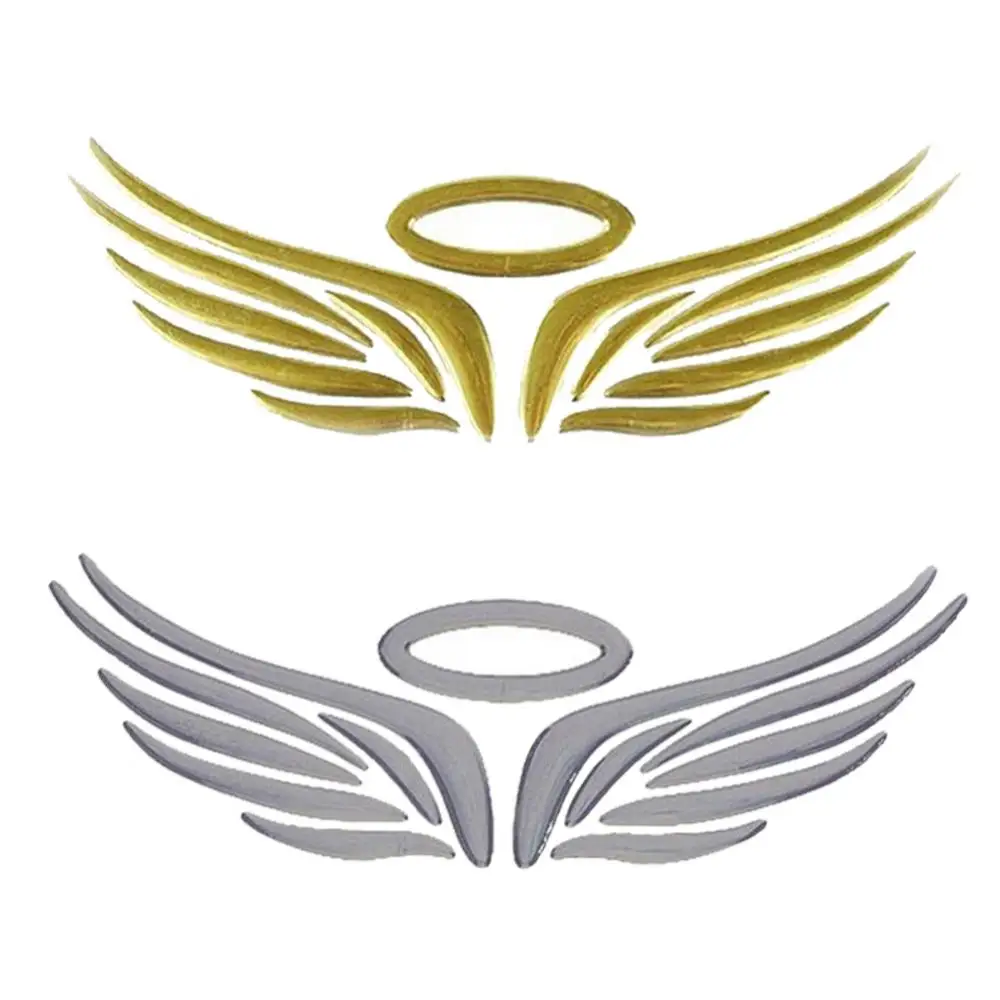 3D Angel Wing Car Auto Stickers Decal Vehicle Emblem Badge Logo Car-Styling Water-resistant High Stickiness Bumper Decals