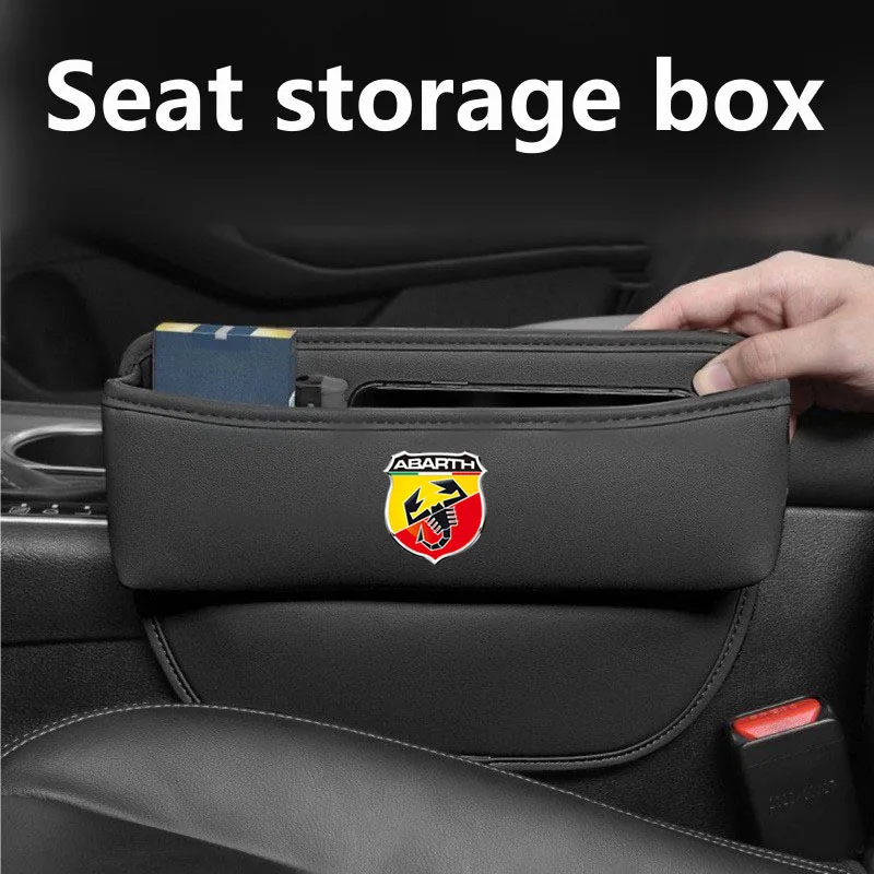 

Multifunction Car Seat Gap Organizer Seat Crevice Slot Storage Box for Fiat Abarth 595 Abarth 500 Abarth 124 Spider Accessories