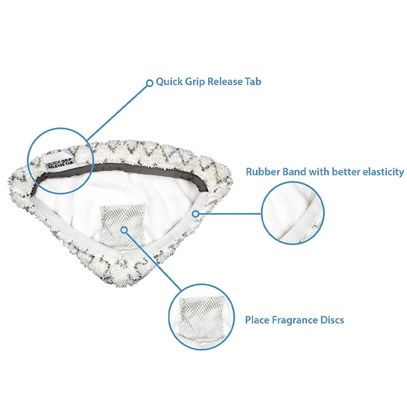 Top ข้อเสนอเปลี่ยนสำหรับ Bissell Poweredge และ Powerforce Lift-Off 2078, 2165, 20781 Series Mop Pads