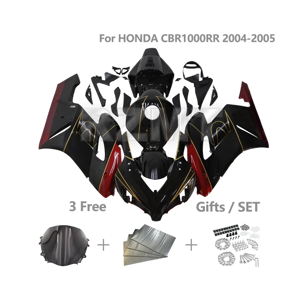 

Motorcycle Fairing Kit FOR HONDA CBR1000RRR 2004-2005 CBR 1000RR ABS Injection Customized Fairings Body Parts Set H1005-1008b