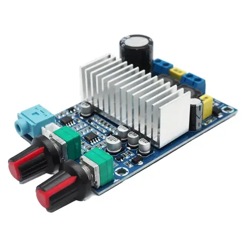 Tpa3116 subwoofer placa amplificador de áudio 100w DC12-24V suporte saída baixo 2.0 chennel amplificador diy alto-falante home theater