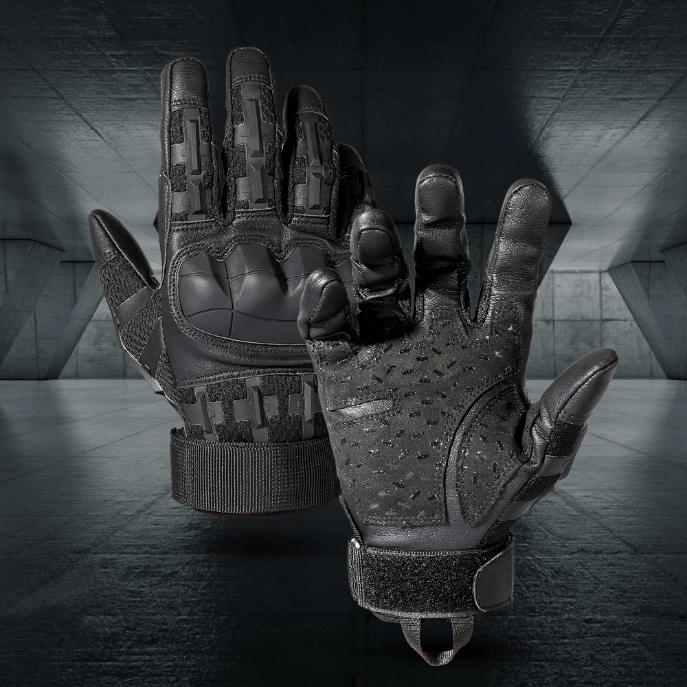Touch Screen Tactical Full Finger Gloves Combat Paintball Airsoft Hunting Shooting Leather Motorcycle Protective Gear Men Women