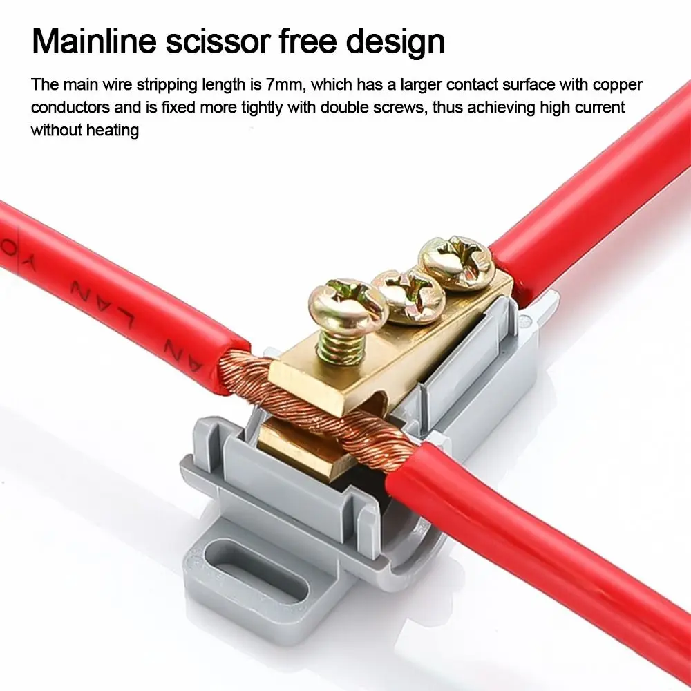 High Power Quick Terminal Block T-type Fast Connector Compact Splice Electrical Connectors Electrical