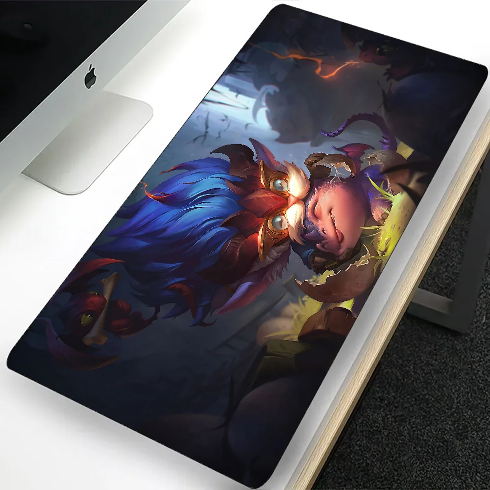 League of Legends Heimerdinger Large Gaming Mouse Pad Computer Mousepad PC Gamer Laptop Mouse Mat Office Keyboard Mat Desk Pad