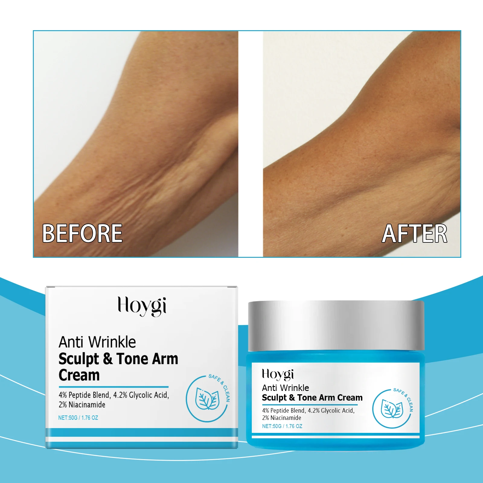 ホイギ ボディケア クリーム 保湿、水分補給、状態の改善、肌の引き締め、若返り、若返り