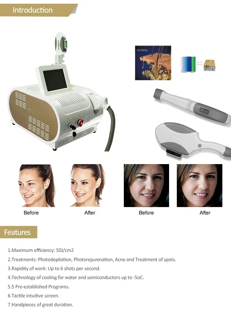 

Portable Hair Removal Mahcine OPT IPL Permanent Hair Removal Device IPL Hair Removal Pulse Light Hair Removal Device