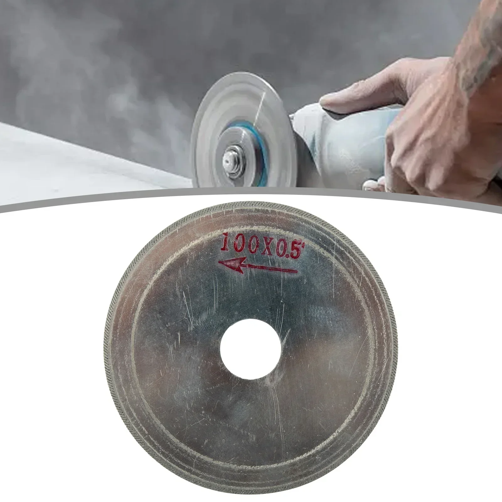 Diamond Saw Blade 100/85mm 0.2/0.3/0.5mm Cutting Disc For Tile Marble Glass Cutting Grinding Wheel For Angle Grinder