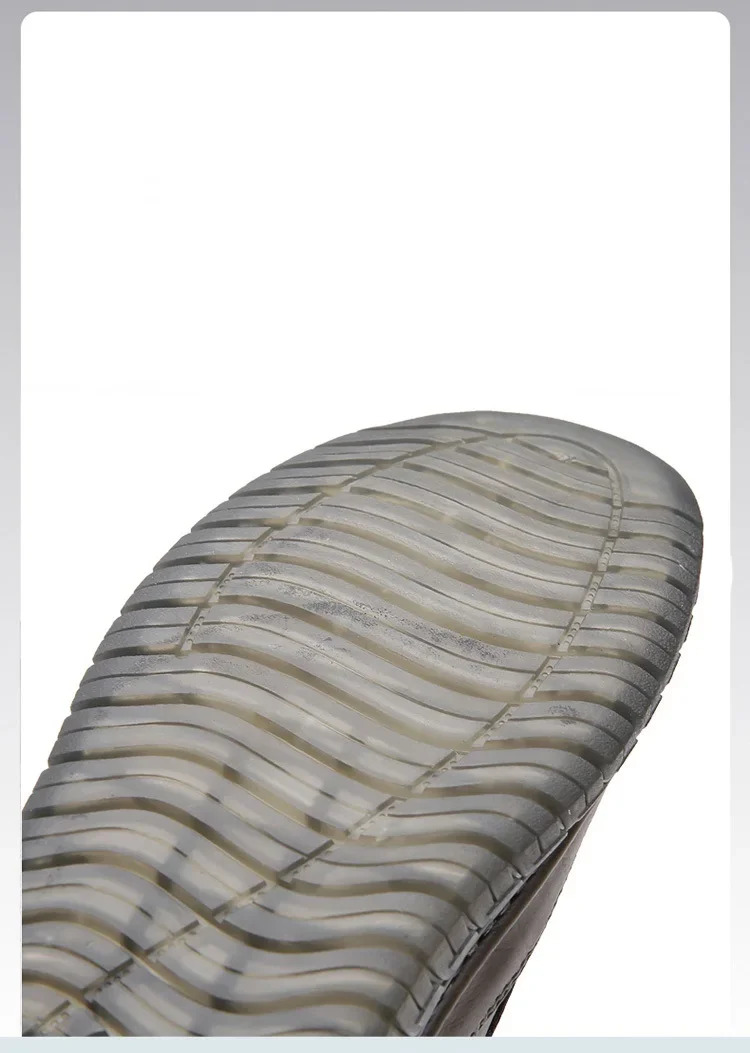 Herren-Leder-Loafer, rutschfeste, flache Schuhe zum Gehen, atmungsaktive Outdoor-Slipper, Freizeitschuhe für Männer, Arbeit, Büro, Fahren, Turnschuhe, Größe 48 – Detail 7