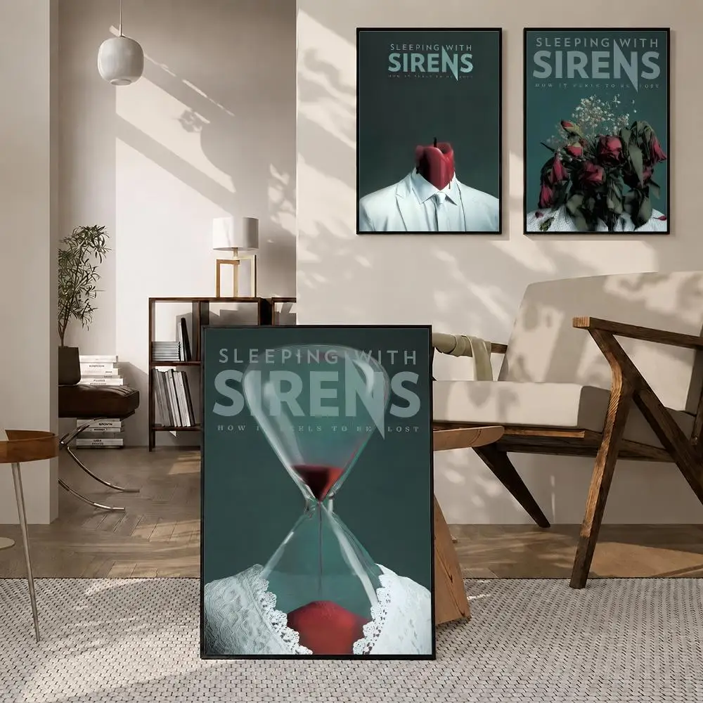 Singer Sleeping with Sirens Poster High-definition  stickers, suitable for bedroom, living room, home decoration