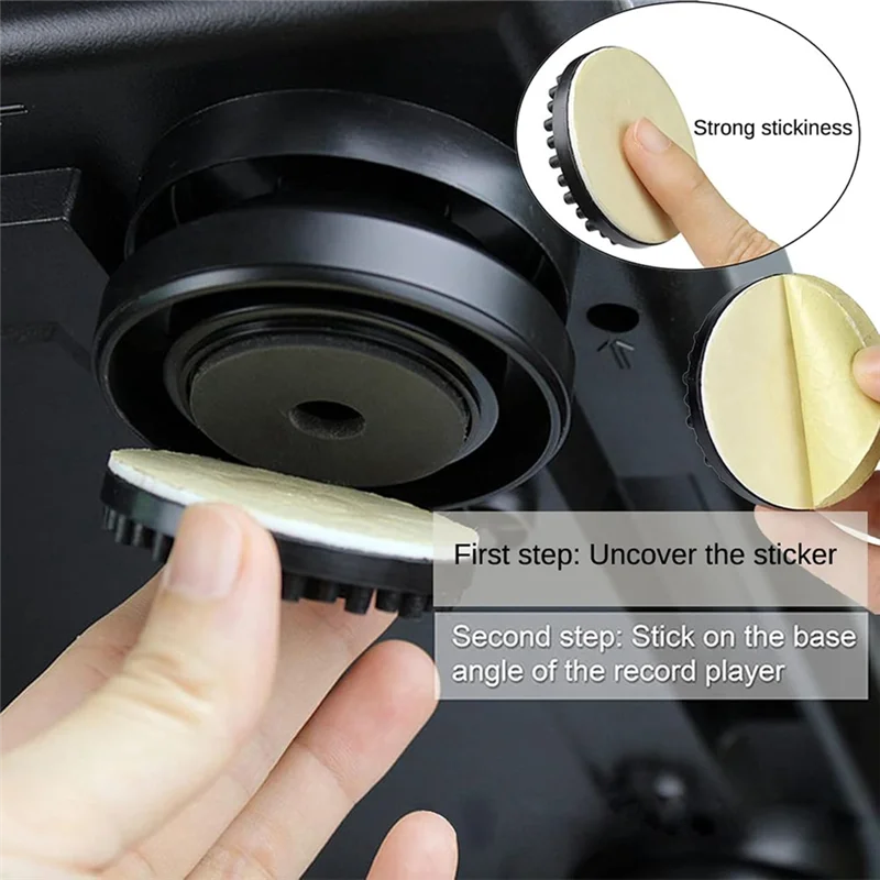 AB11-4 Pack Isolation Feet Stand Foot Mat Shock Absorbe For Audio CD AMP Hifi Subwoofer