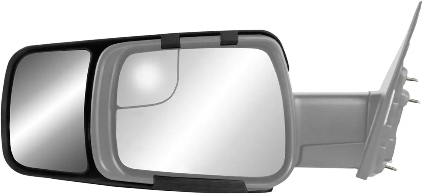 For Towing, Sturdy Material, Black, Patented Custom Fit Towing Mirror for Ram