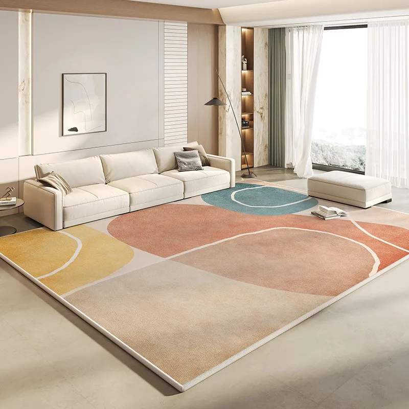 

Large Area Carpet for Living Room Bedroom Rug Modern Minimalism Soft Short Plush Floor Mats 거실카페트 Alfombra Para Salón שטיח לסלון