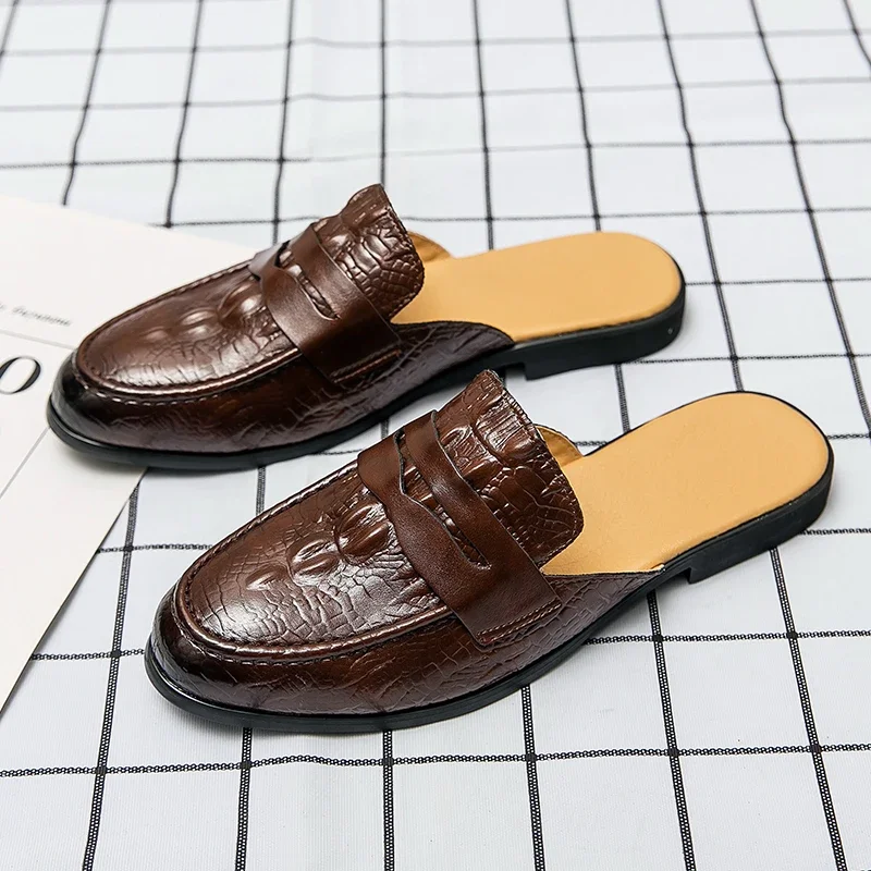 Men's Casual Leather Shoes, Luxury Brand Shoes, Fashionable Party Shoes, Social Shoes