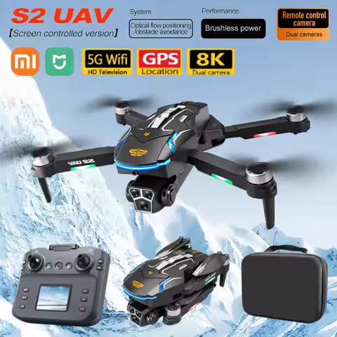Xiaomi Mijia S2 RC 드론 전문 8K 공중 HD 대형 스크린 원격 제어 접이식 브러시리스 드론으로 장애물 방지