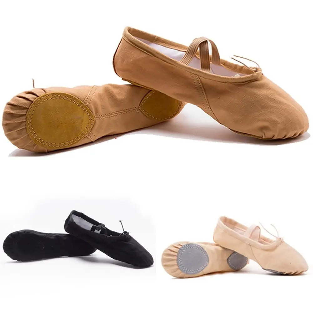 Fitness Latin Dance Training Leather Ballet Dance Children Soft Flats Flats Shoes Dance Shoes Girls Ballet Shoes Gils Shoes