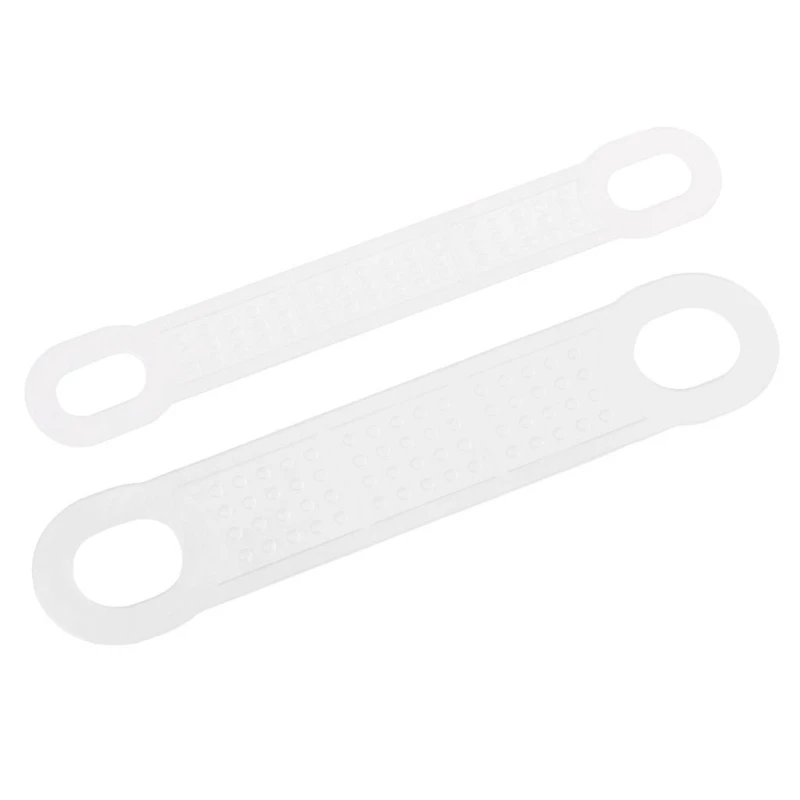 Kleiderbügel Anti-Rutsch-Streifen 20 Stück Doppellöcher Outdoor Reisen Tragbare Fix