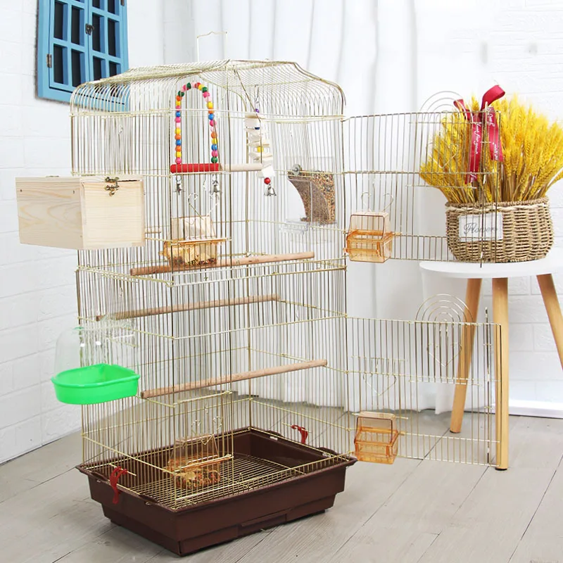 

Cat Birds Cages Breeding Cock Iron Habitats Sugar Glider Bird House Parrot Large Accesorios Para Pajaros Bird Accessories