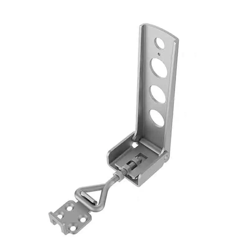 Customized 304 Stainless Steel Safe Buckle With Spring Seal Buckle Cnc Machining Mechanical Equipment Pull Buckle