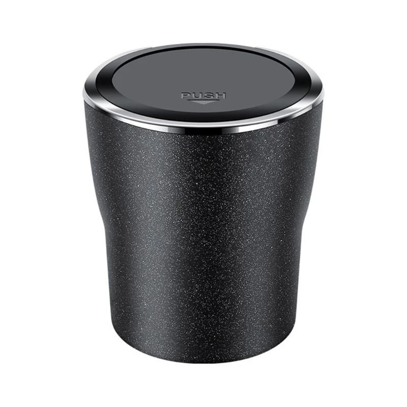 Car Ashtray with Lid Flame Retardant Lining Ashtray Cup Holder Mount