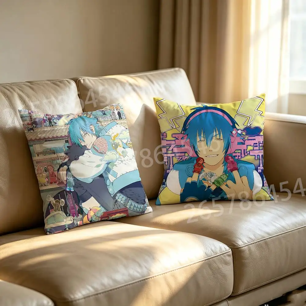 Aoba Seragaki D-DRAMAtical Polyester Printed Pillow Cover Square 30 35 40 45 50 55 cm Soft for Sofa Bed Car Home Decor