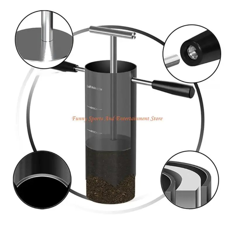 C4DE Zuverlässiges Golf-Cup-Schneidwerkzeug inklusive ergonomischem für einfache – Detail 9