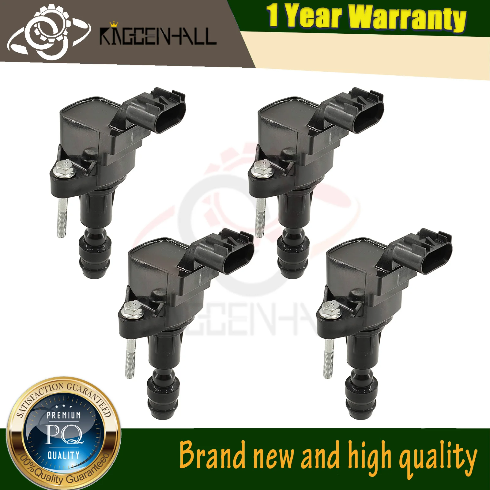 

new 4Pcs Ignition Coil For Buick LaCrosse 2.4l Regal Verano 2.0l Chevrolet Captiva Cobalt 2.2l Equinox HHR ZSE212 2505-302223