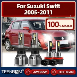 40000LM LED Headlight Bulbs 240W  High Low Beam Car Lights 12V Turbo Fog Lamps For Suzuki Swift 2005-2007 2008 2009 2010 2011