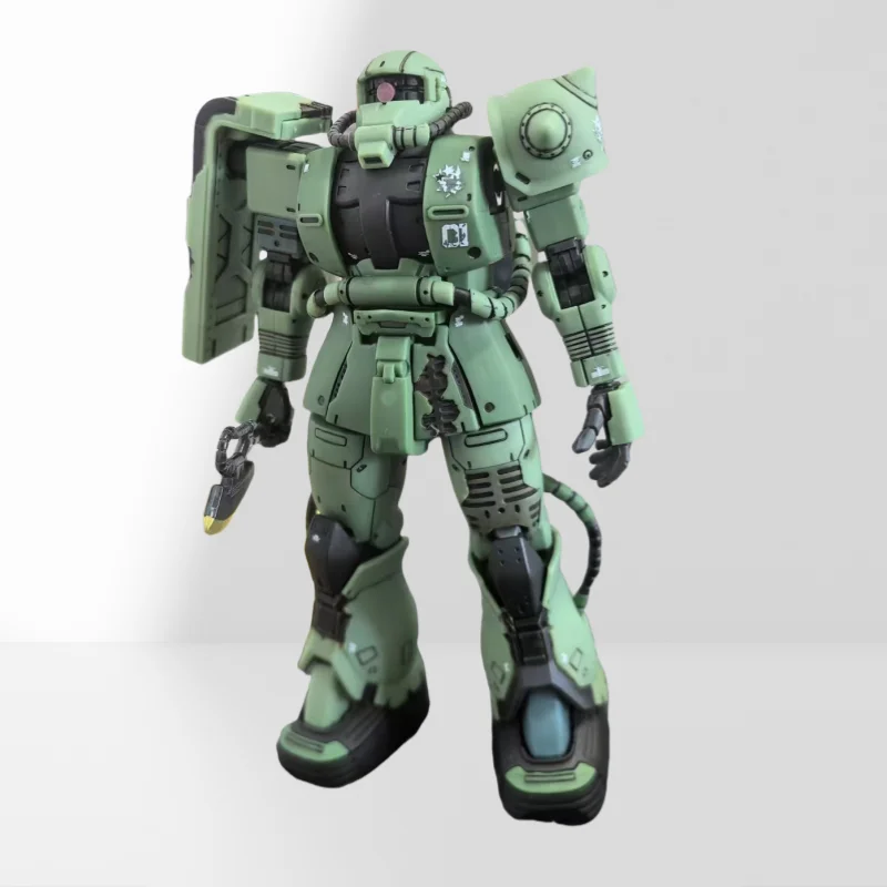Hermoso modelo de ensamblaje de máquina HG 1/144 GTO 009 MS-05 Zagu I Dennislander, colección de regalos de juguetes para niños