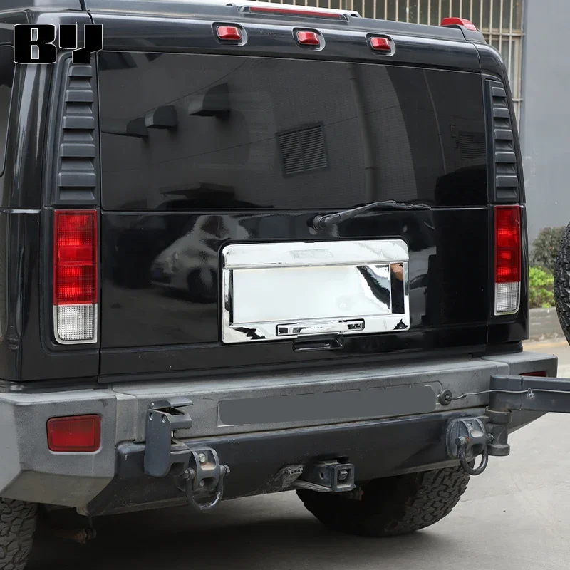 

ABS Rear Tailgate License Plate Cover Bracket For 2003-2009 Hummer H2 Car Accessories