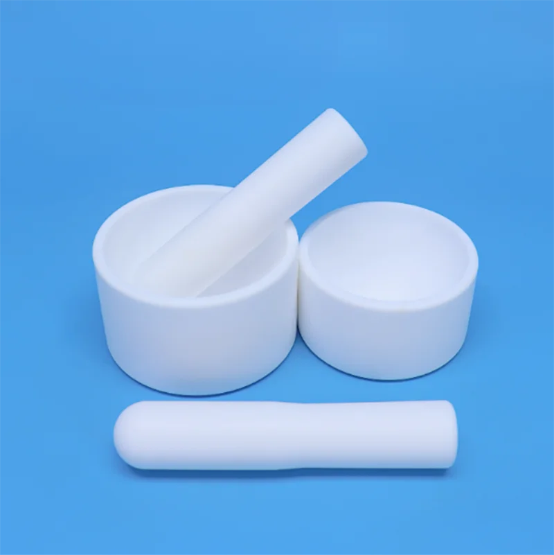 Polytetrafluoroethylene mortar corrosion-resistant grinding bowl strong acid and alkali mashing jar PTFE grinding bott