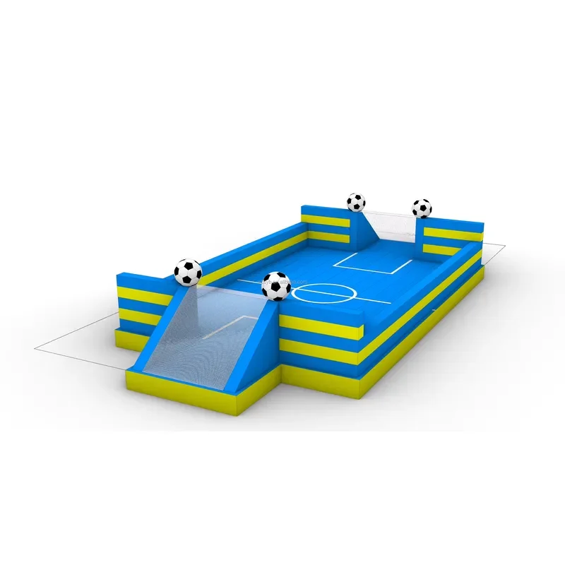 Hot Sale Inflatable Sport Games Soap Football Court Football Field Inflatable Soccer Field Water Game Fun Park for Sale