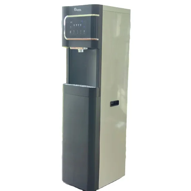 Dispensador de agua independiente filtrado de oficina con congelador de máquina de hielo