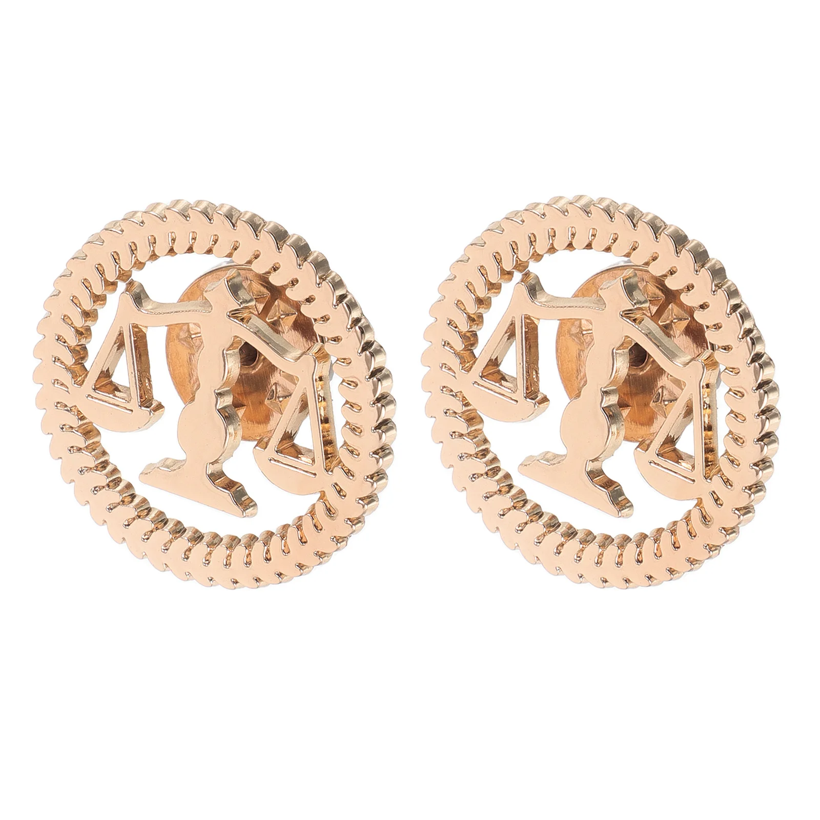 2 Stuks Advocaat Broche Justice Schaal Revers Pin Voor Mannen Vrouwen Pak Jas Juridische Accessoire Wet Student Afgestudeerd Gift Metalen balans Pin
