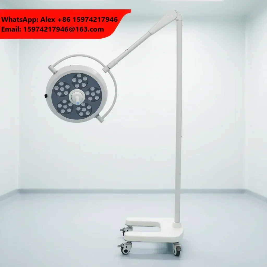 LED 500 Five Holes Inspection Lights Operation Lighting Electric Surgical Single Dome Mobile Operating Examination Lamp