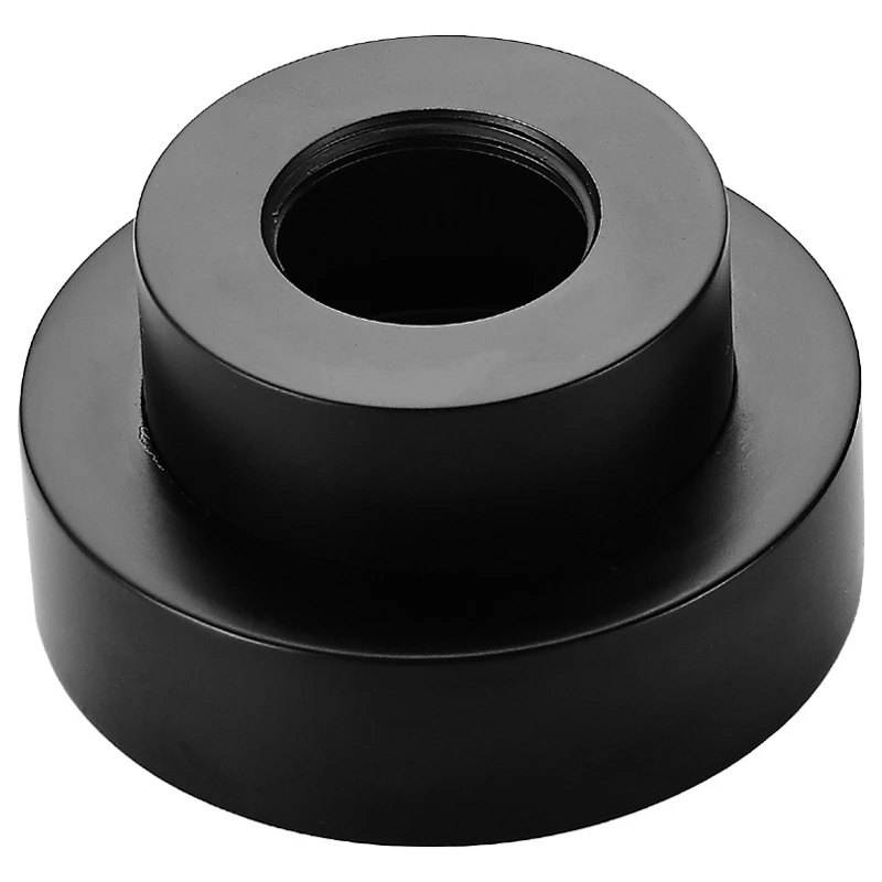 Kit de Fixação de Chuveiro para Torneira do Banheiro Equipamento de Tubulação de Água Cobre Tampa Decorativa Galvanoplastia-preto Acessórios 1pc