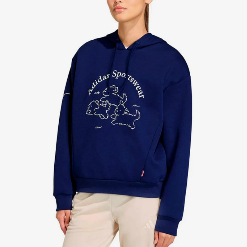 Adidas genuine POP casual comfortable lightweight breathable wear-resistant hooded sweatshirt KB7222