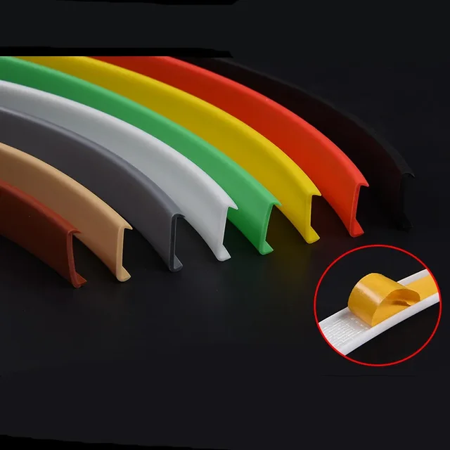 U Okleina krawędziowa Okleina krawędziowa Meble Miękka krawędź TPE 9MM 12MM 14MM 16MM 18MM 20MM 25MM Biały Beżowy Szary Czarny brązowy