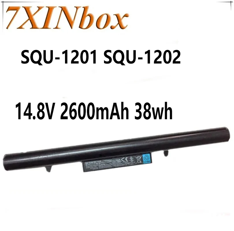 7XINbox 14.8V 2600mAh 38wh Original SQU-1201 SQU-1202 CQB-924 Laptop Battery For HASEE UN43 UN45 UN47 D2 Q480S-i5 D1 Q480S-i7